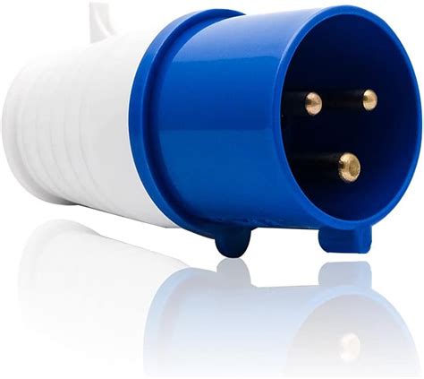 Blue Industrial Plug And Sockets Maso 16a 220v Ip44 3 Pin