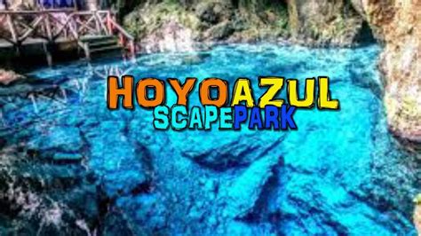Hoyo Azul Scape Park Cap Cana Dominican Republic 4k Youtube