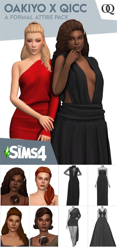 A Formal Attire Pack Sims Hair Sims Characters Maxis Match Vrogue My