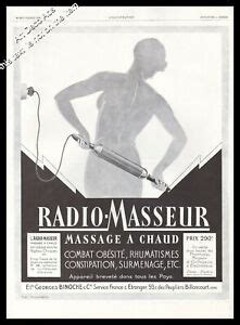 Hot Massage Topless Woman Vintage Print Ad Ebay