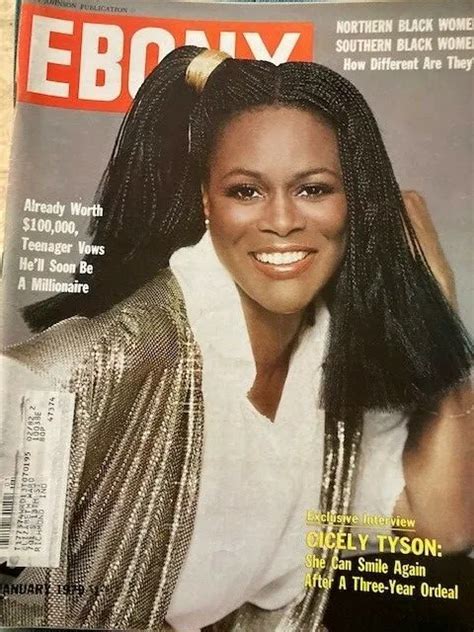 VINTAGE EBONY MAGAZINE Jan 1979 Actress Cicely Tyson 22 99 PicClick