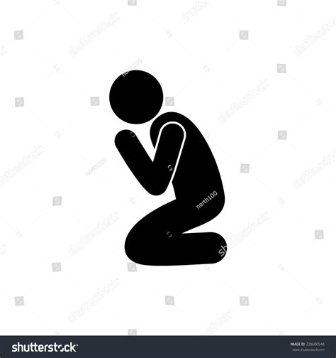 Stick Figure Kneeling