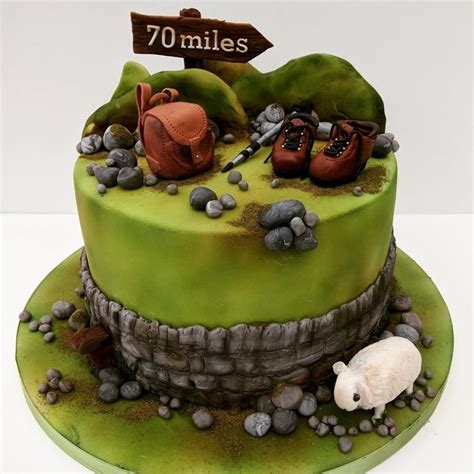 Hill Walking In Wales Camping Cakes Nature Cake Camping Birthday Cake