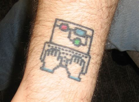 geek tattoo images and designs