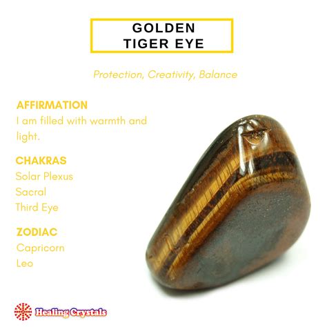 Golden Tiger Eye Metaphysical Summary And Associations Crystals