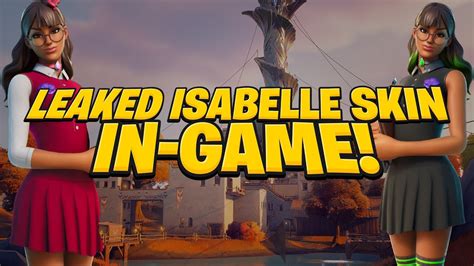 Leaked Isabelle Skin In Fortnite Battle Royale Season 6 Youtube