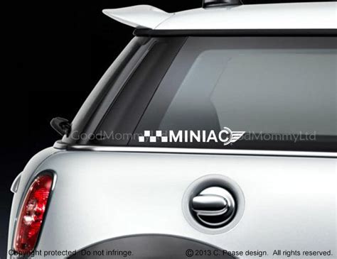 Miniac Original Decal For Your Mini Cooper Mini Cooper Mini Cooper