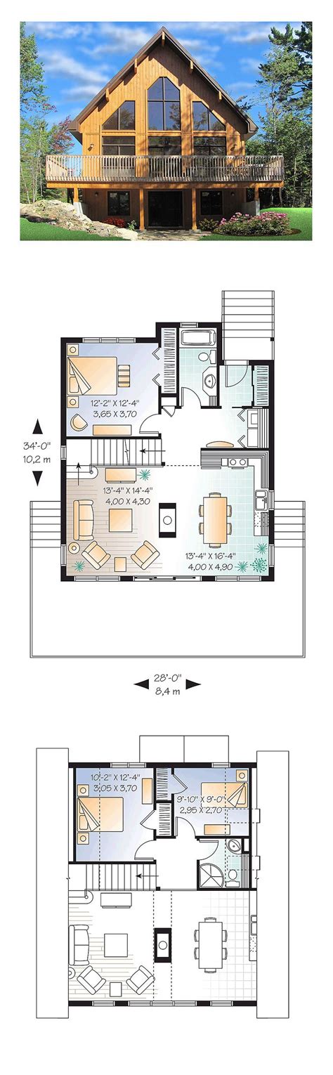 A Frame House Plans