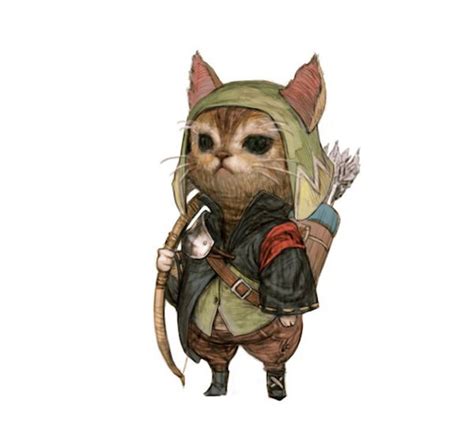 Kittens Cosplay Dungeons And Dragons Cat Character Character Design