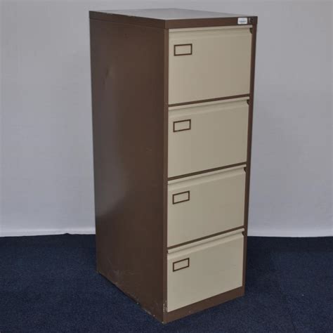 4 drawers metal filing cabinet with lock with dimensions 1000 x 1000. Metal Handle Brown/Cream 4 Drawer Filing Cabinet