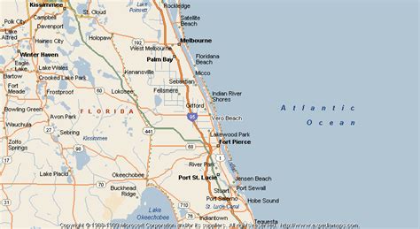 Map Of Vero Beach Map Of The World
