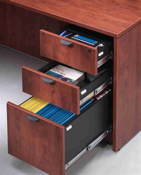 Desk With Locking File Cabinet 54 Oak Deluxe Executive Rolltop Desk