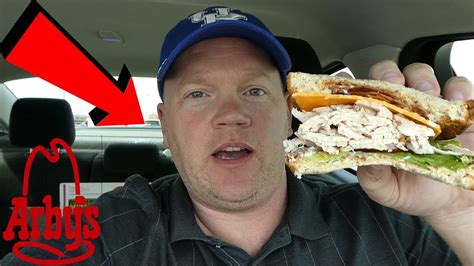 Arby S Roast Turkey Ranch Bacon Sandwich Reed Reviews YouTube
