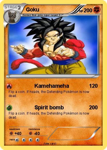 Pokémon Goku 6878 6878 Kamehameha My Pokemon Card