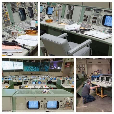 Refresh Of The Original Mission Control Room At Johnson Space Center