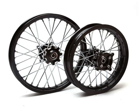 Pit Bike Wheel Rims 1412 Sdg Cnc Black Hub
