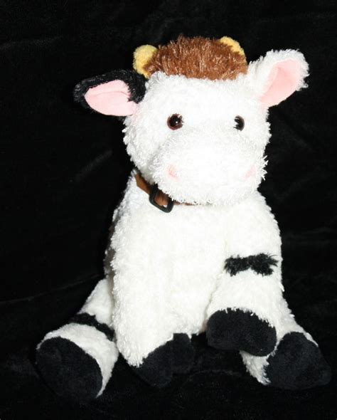 Ty Classic Cow Buttermilk Brown Collar Plush 2006 Soft Toy Stuffed Farm