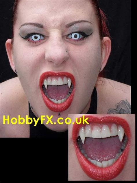 Custom Made Upper Vampire Fangs Veneer By Hobbyfx On Etsy Vampire Fangs Dental Veneers
