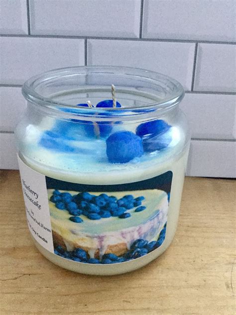 Blueberry Cheesecake Candle Candle T Scented Candle Etsy