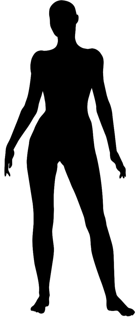 Human Body Silhouette Free Vector Silhouettes