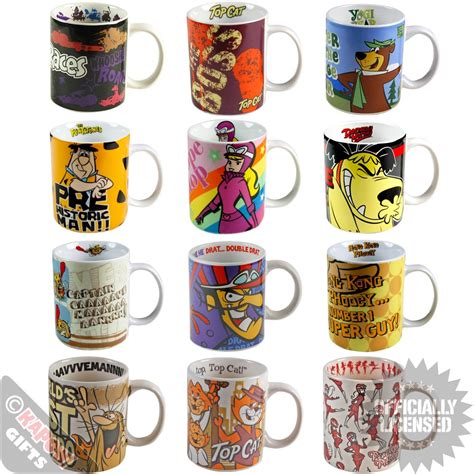 Funky Retro Mugs Hanna Barbera Great Ts Retro Televison Characters Ebay
