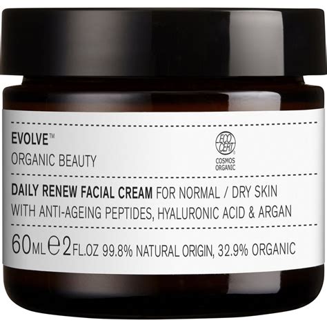 Evolve Organic Beauty Daily Renew Facial Cream Ecco Verde Tienda Online