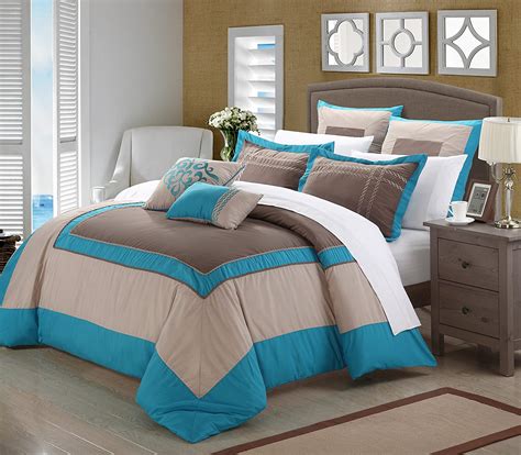 Teal And Brown Bedding