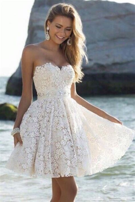 Sweetheart White Short Sexy Mini Prom Dress Sleeveless Off The Shoulder