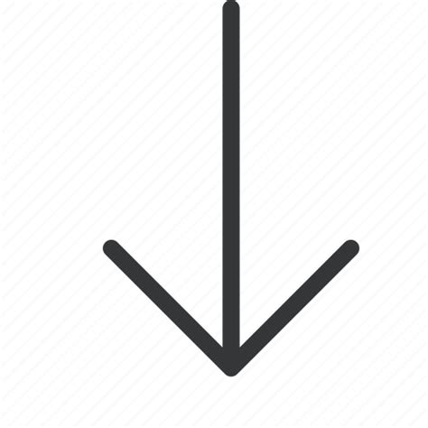 Arrow Bottom Direction Icon Download On Iconfinder