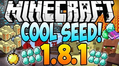 Minecraft 181 Seeds Cool Seed 11 Diamonds Village At