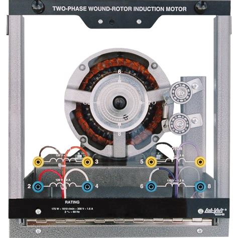 Labvolt Series By Festo Didactic Two Phase Wound Rotor Induction Motor