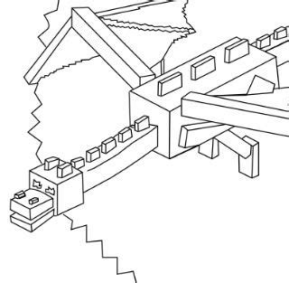 Suitable for kids of all ages. Minecraft Ender Dragon Coloring Page - Free Coloring Pages Online