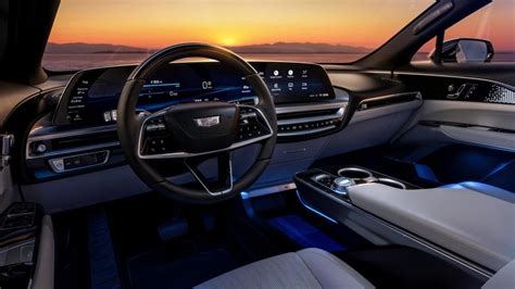 2023 Lyriq Interior Closer Look Inside Cadillacs First Ever Ev