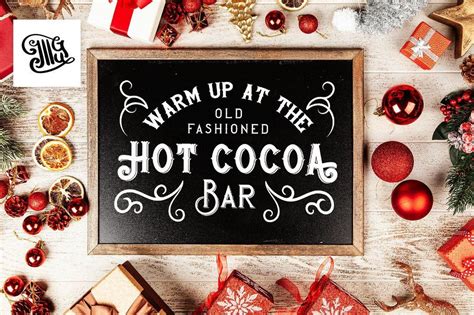 Hot Cocoa Bar Svg Sign Cocoa Bar Hot Cocoa Bar Cocoa
