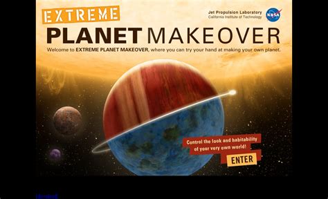 Extreme Planet Makeover Interactive Planet Creator Class Of Tech