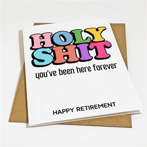 Funny Retirement Card For Co Worker Retirement Card Co Worker
