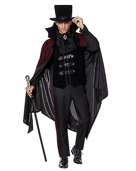 Victorian Vampire Halloween Costume For Men Classic Dracula Attire