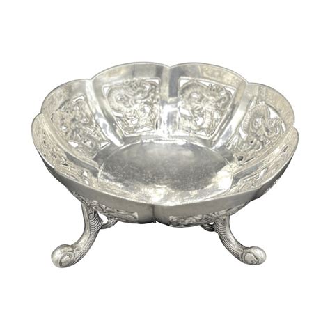 Wang Hing And Co Vintage Chinese Export Silver Footed Bowl Available For Immediate Sale At Sothebys