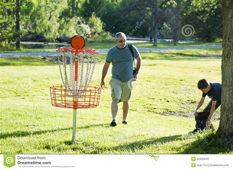 Download Playing disc golf stock image. Image of disc, park, throw ...