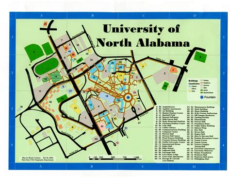 U Of North Alabama Campus Map By Micahcochran On Deviantart