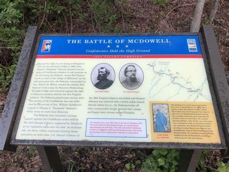 Battle Of Mcdowell Historical Marker