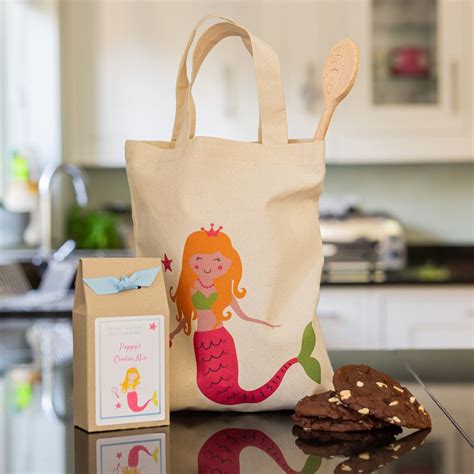 Mermaid Childrens Baking T Set With Apron Baking Kits Artisan