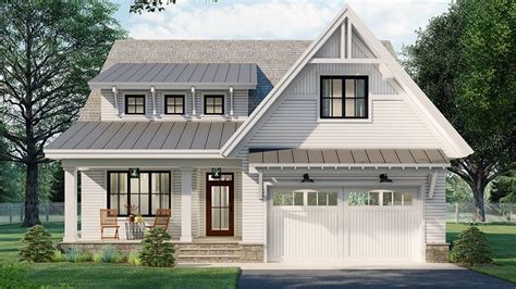 Two Story Charming Cottage Style House Plan 8812