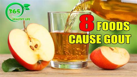 🍀8 Foods That Cause Gout Healthylife 365 Youtube