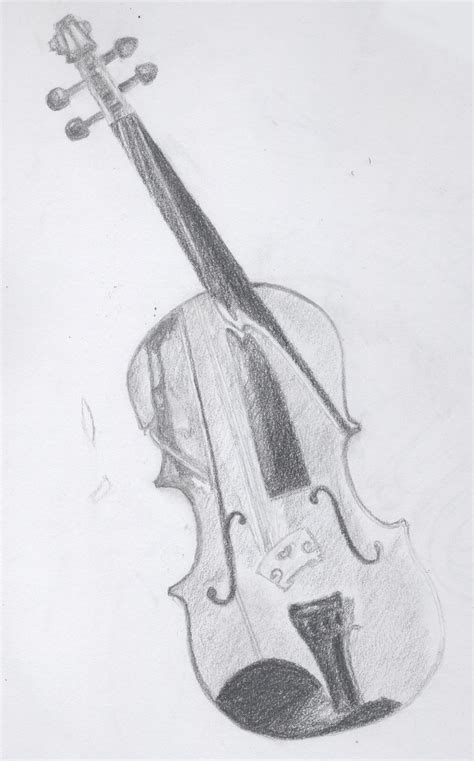Violin Pencil Sketch At Explore Collection Of