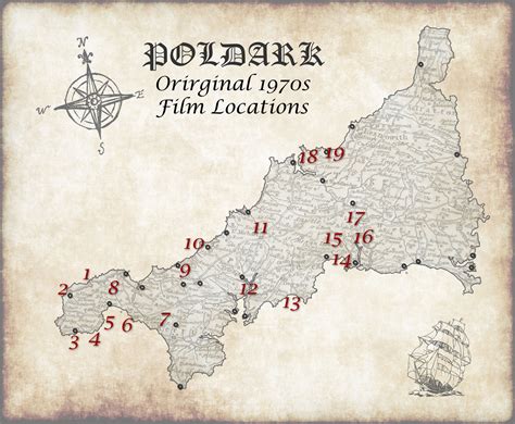 Poldark Mine Map