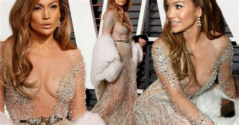 Jennifer Lopez Sizzles At Oscars After Party As She Changes Into Even Sexier Dress Mirror Online