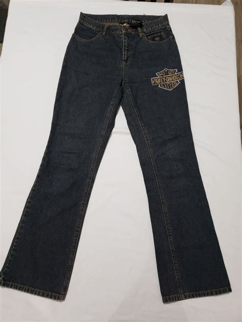 harley davidson womens jeans gem