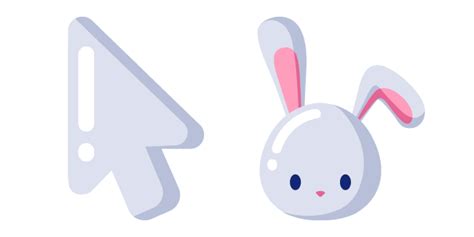 Minimal Bunny cursors - Custom Cursor in 2021 | Bunny, White minimal ...