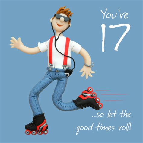 17th Birthday Male Greeting Card One Lump Or Two Range Cards